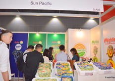 Sun Pacific had a busy show from the start with many Asian visitors.